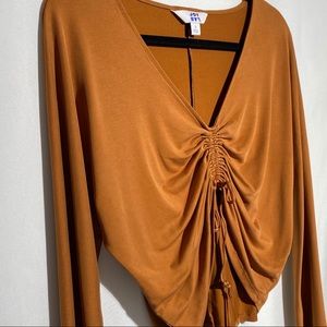 Joy Lab - Burnt Orange Yoga Top - Size Small